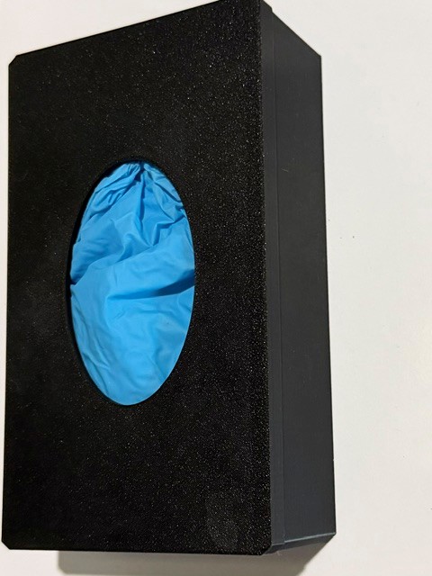 Large Gloves Reusable BLACK Container plus 40 gloves powder free1 Large Gloves Reusable BLACK Container plus 40 gloves powder free